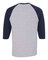 Gildan® Heavy Cotton Raglan Crewneck Three Quarter Sleeve T-Shirt